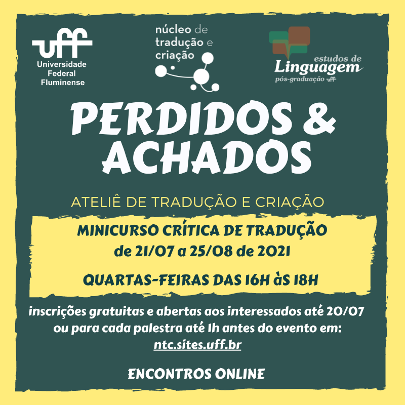 Programa de Pós-Graduação em Estudos da Tradução